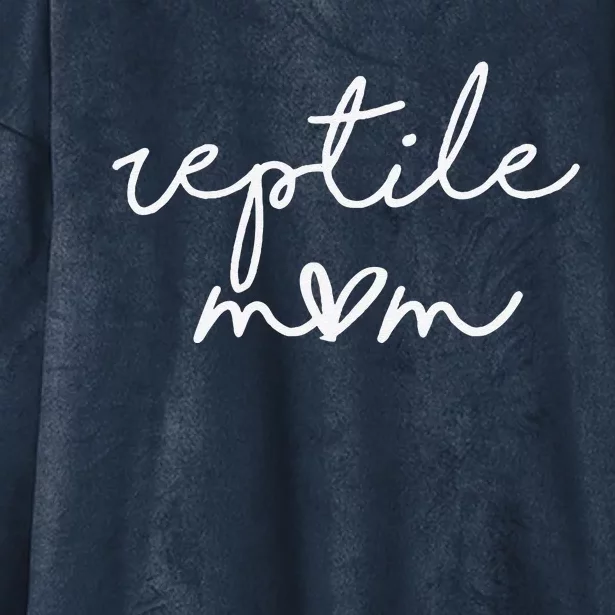 Reptile Mom Hooded Wearable Blanket