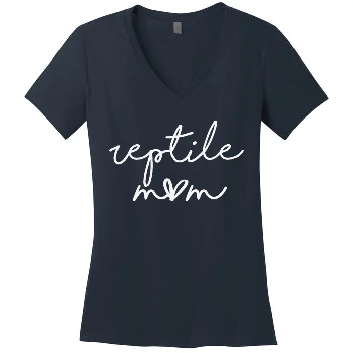 Reptile Mom Women's V-Neck T-Shirt