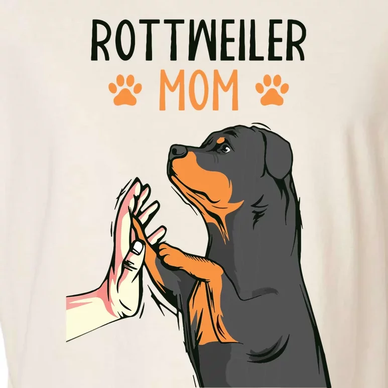 Rottweiler Mom Rottie Dog Mama Funny Mothers Day Garment-Dyed Women's Muscle Tee