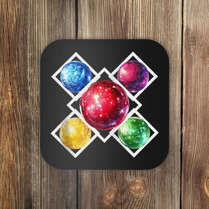 Rainbow Materia Coaster