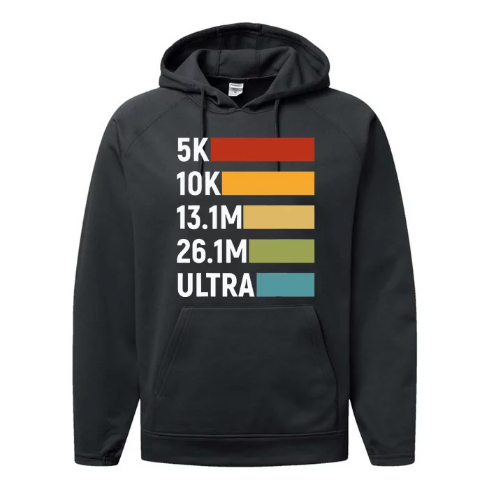 Running Marathon Runner Jogging Performance Fleece Hoodie