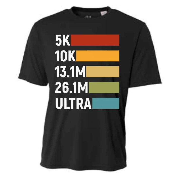 Running Marathon Runner Jogging Cooling Performance Crew T-Shirt