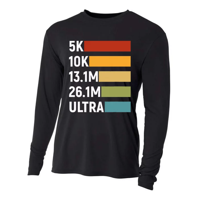 Running Marathon Runner Jogging Cooling Performance Long Sleeve Crew