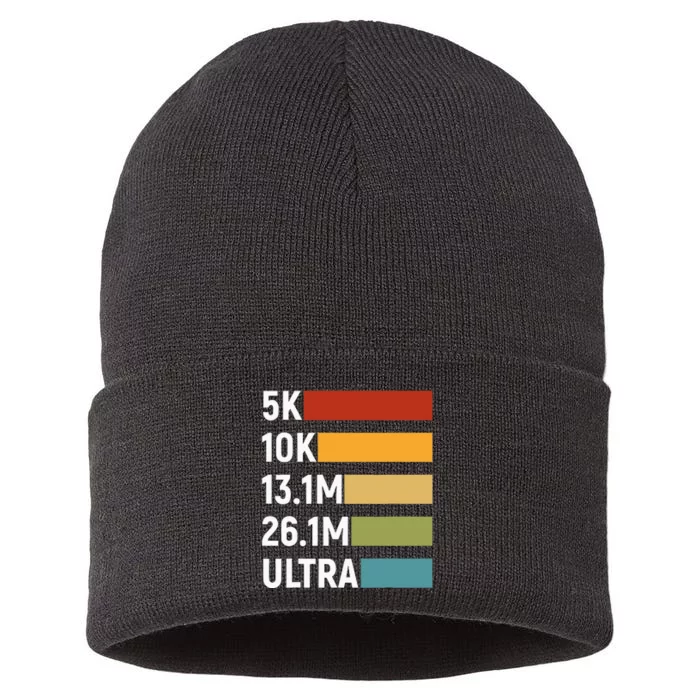 Running Marathon Runner Jogging Sustainable Knit Beanie