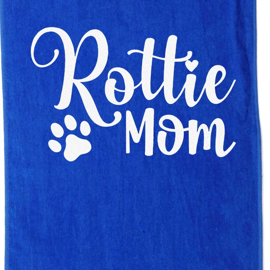 Rottie Mom Rottweiler Dog Funny Rottie Mama Platinum Collection Golf Towel