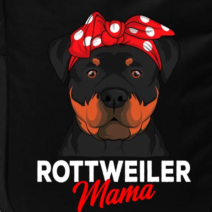 Rottweiler Mama Rottie Dog Mom Funny Mothers Day Gift Impact Tech Backpack