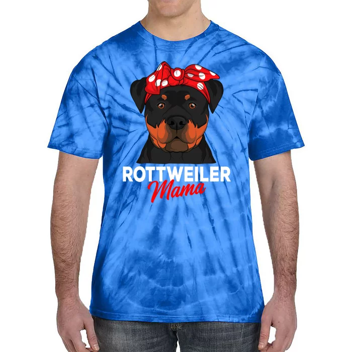 Rottweiler Mama Rottie Dog Mom Funny Mothers Day Gift Tie-Dye T-Shirt