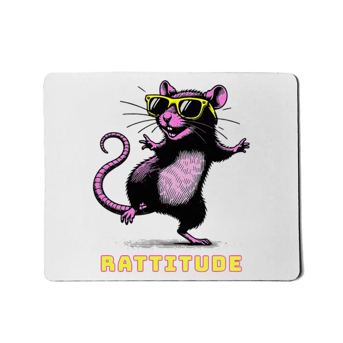 Rat Meme Rattitude Rat Sunglasses Dancing Mousepad