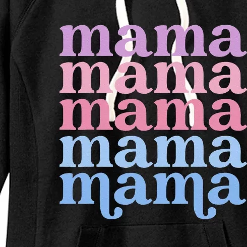 Retro Mama Retro Mom Mommy For Mothers Day Women's Fleece Hoodie