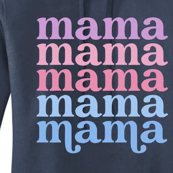 Retro Mama Retro Mom Mommy For Mothers Day Women's Pullover Hoodie