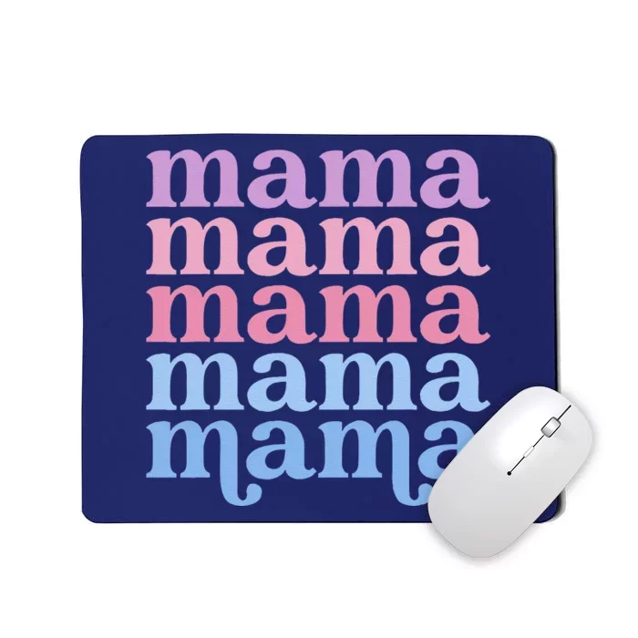 Retro Mama Retro Mom Mommy For Mothers Day Mousepad