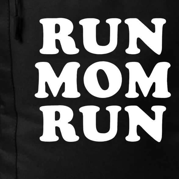 Run Mom Run Marathon Running Spectator Daily Commute Backpack