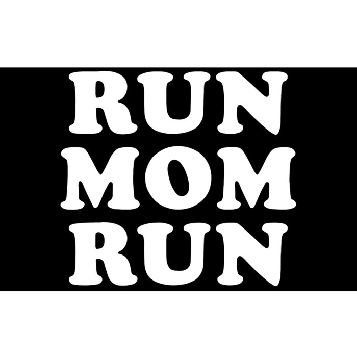 Run Mom Run Marathon Running Spectator Bumper Sticker