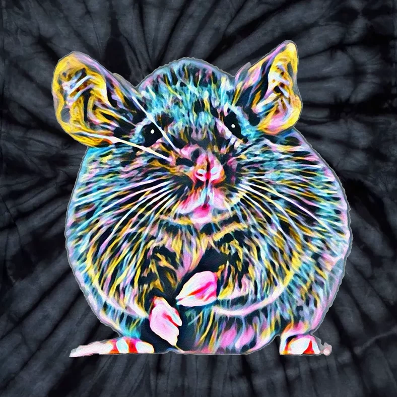 Rat Motif Rodent Cute Rat In Hand Cheese Pet Rats Tie-Dye T-Shirt