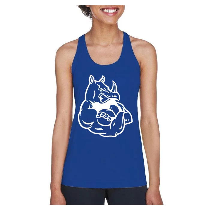 Rhino Muscles Women's Racerback Tank