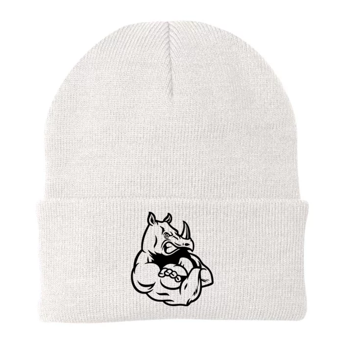 Rhino Muscles Knit Cap Winter Beanie