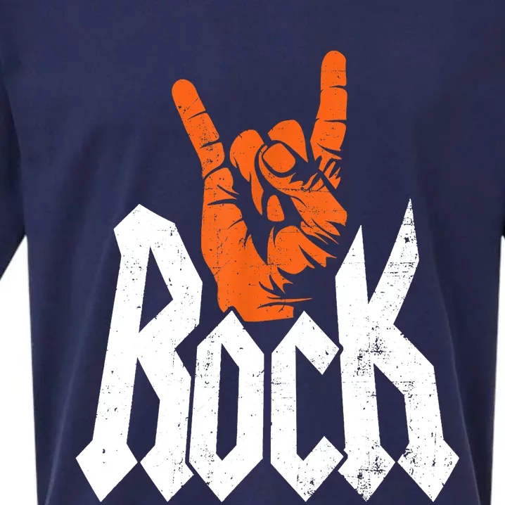 Rock Music Rock Music Lover Sueded Cloud Jersey T-Shirt