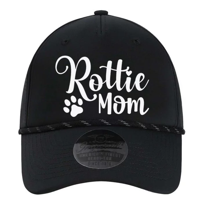 Rottie Mom Rottweiler Dog Funny Rottie Mama Performance The Dyno Cap