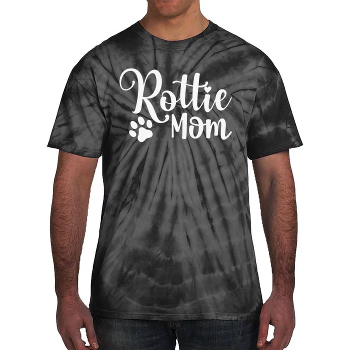 Rottie Mom Rottweiler Dog Funny Rottie Mama Tie-Dye T-Shirt