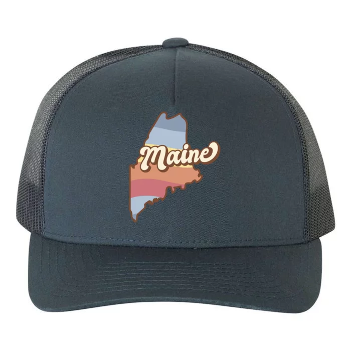 Retro Maine Yupoong Adult 5-Panel Trucker Hat