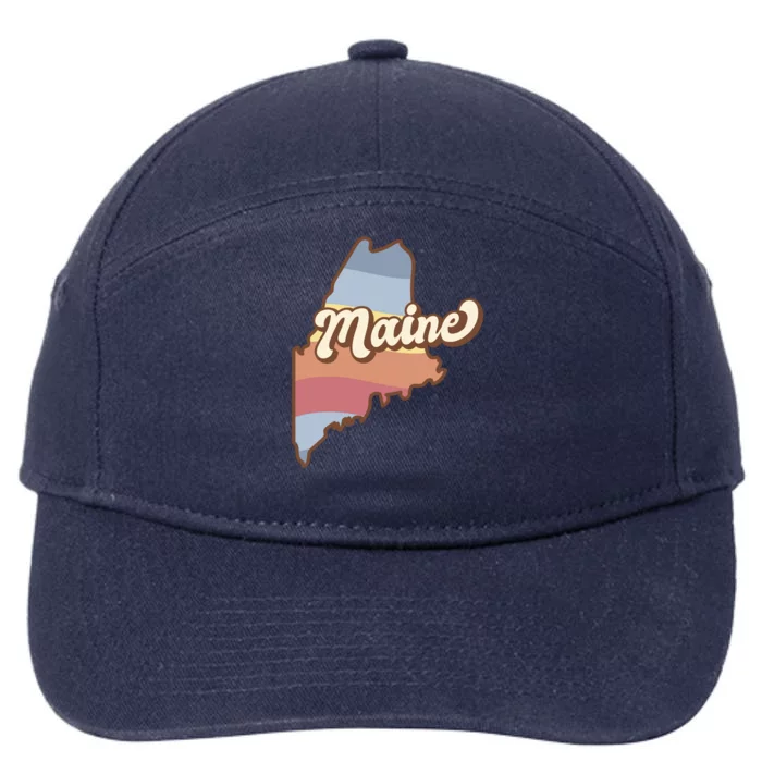 Retro Maine 7-Panel Snapback Hat