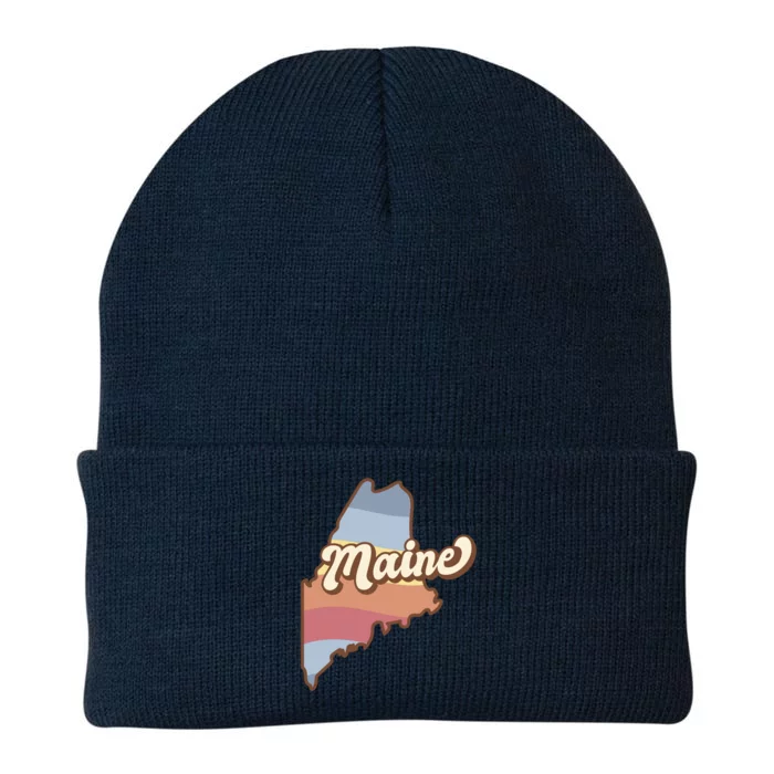 Retro Maine Knit Cap Winter Beanie