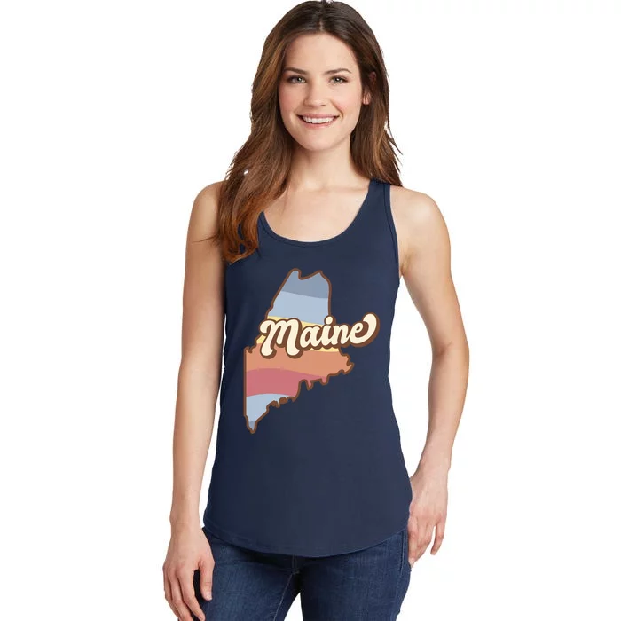 Retro Maine Ladies Essential Tank