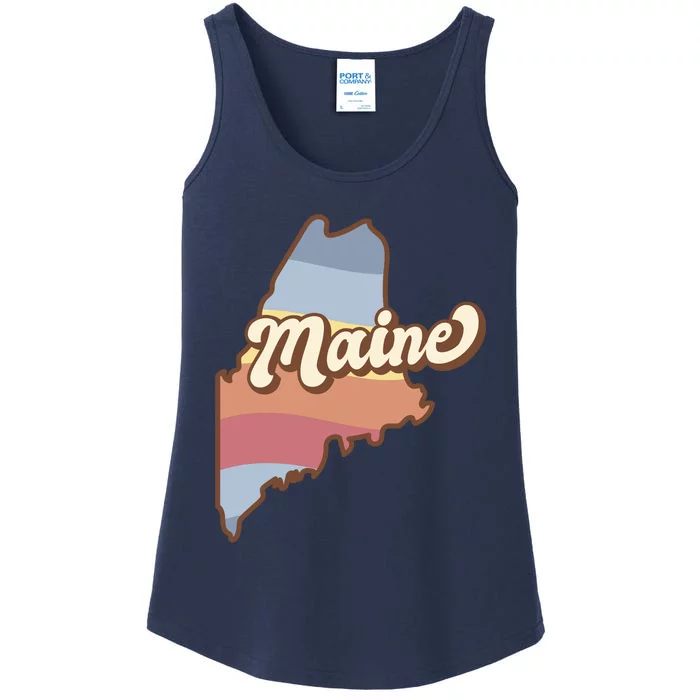 Retro Maine Ladies Essential Tank