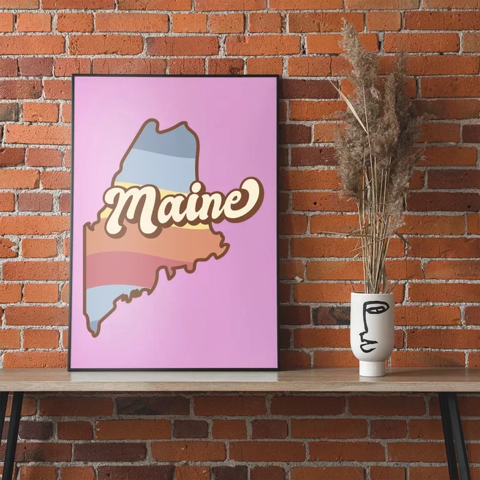 Retro Maine Poster