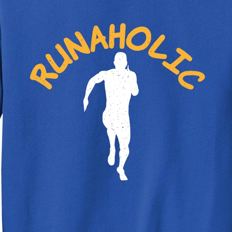 Runaholic Marathon Runner Cool Gift Sweatshirt