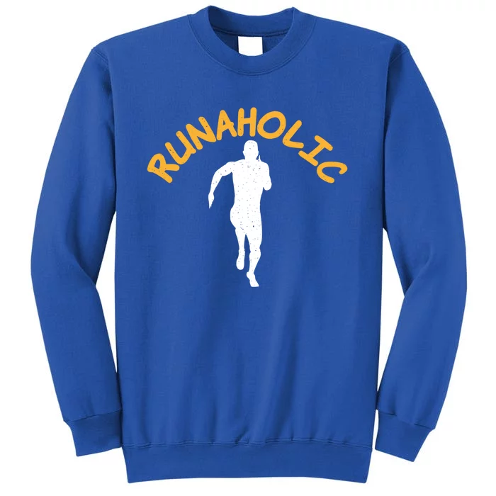 Runaholic Marathon Runner Cool Gift Sweatshirt