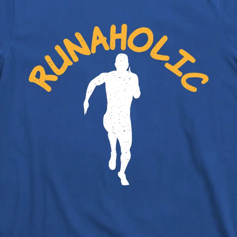 Runaholic Marathon Runner Cool Gift T-Shirt