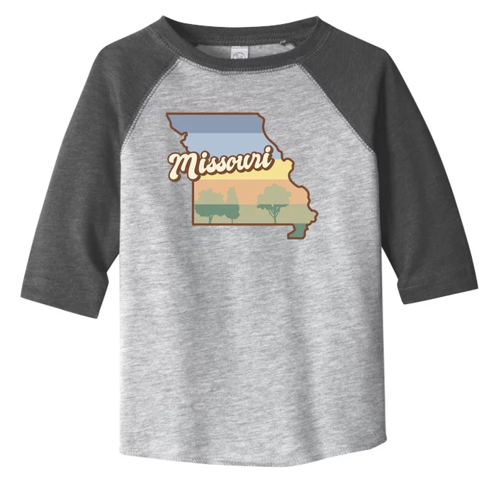 Retro Missouri Toddler Fine Jersey T-Shirt