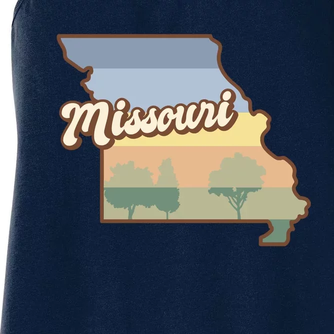 Retro Missouri Women's Racerback Tank