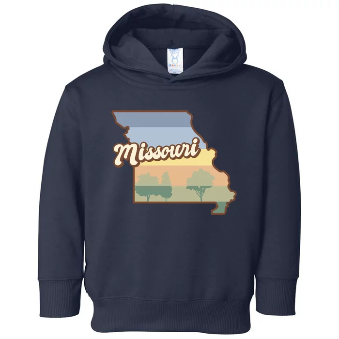 Retro Missouri Toddler Hoodie