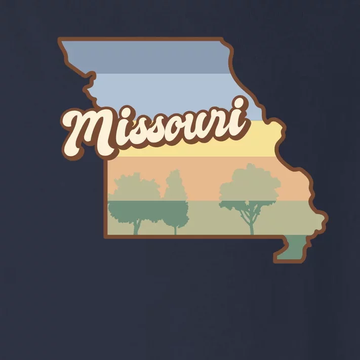 Retro Missouri Toddler Long Sleeve Shirt