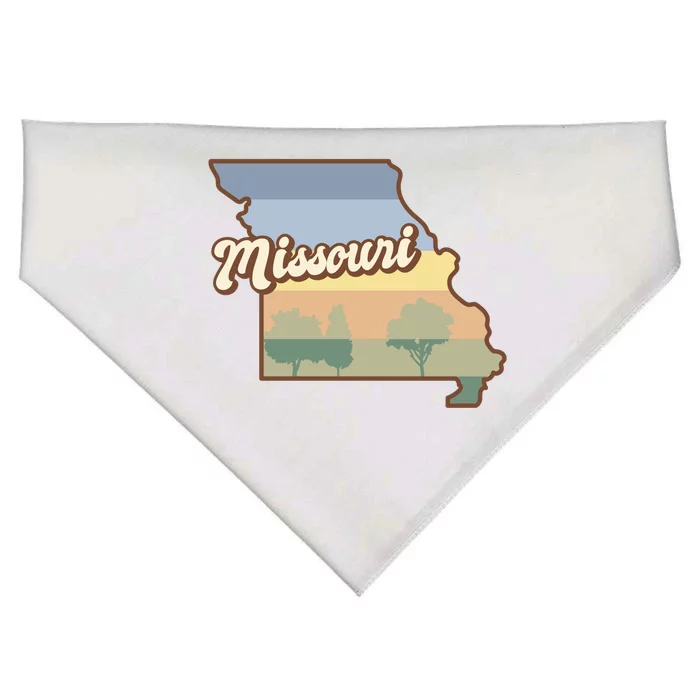 Retro Missouri USA-Made Doggie Bandana