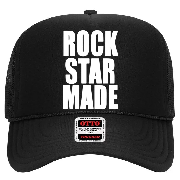 Rockstar Made High Crown Mesh Trucker Hat