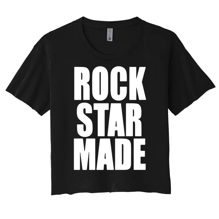 Rockstar Made Women's Crop Top Tee