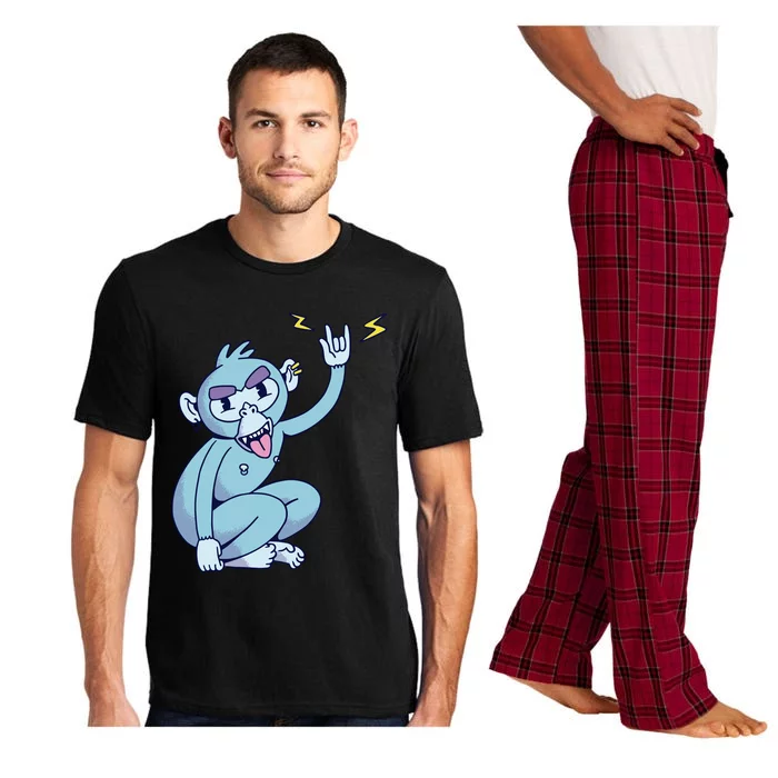 Rocker Monkey Pajama Set