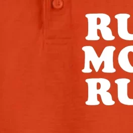 Run Mom Run Marathon Running Spectator Dry Zone Grid Performance Polo