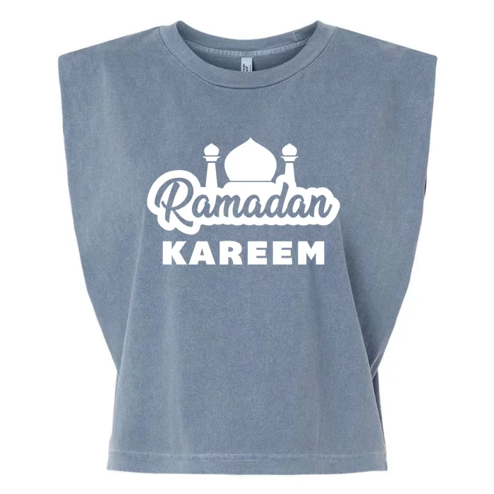 Ramadan Mubarak Ramadan Kareem Gift Garment-Dyed Women's Muscle Tee