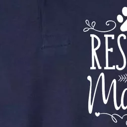 Rescue Mama Rescue Dog Lover Outfit Rescue Mom Gift Softstyle Adult Sport Polo