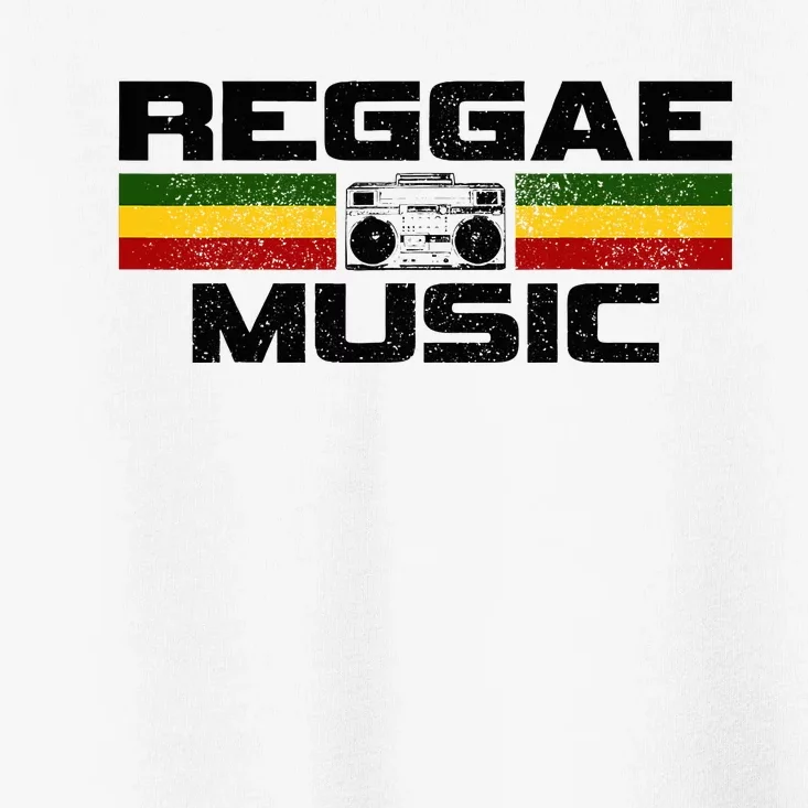 Reggae Music Rastafari Rasta Jamaica Gift Toddler T-Shirt