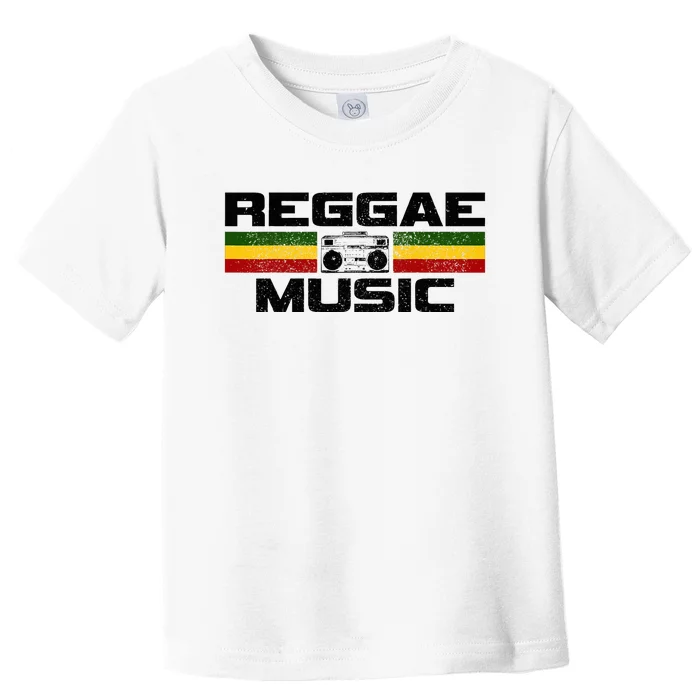 Reggae Music Rastafari Rasta Jamaica Gift Toddler T-Shirt