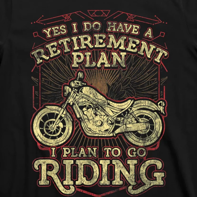 Retirement Motorcycle Riders Biker T-Shirt