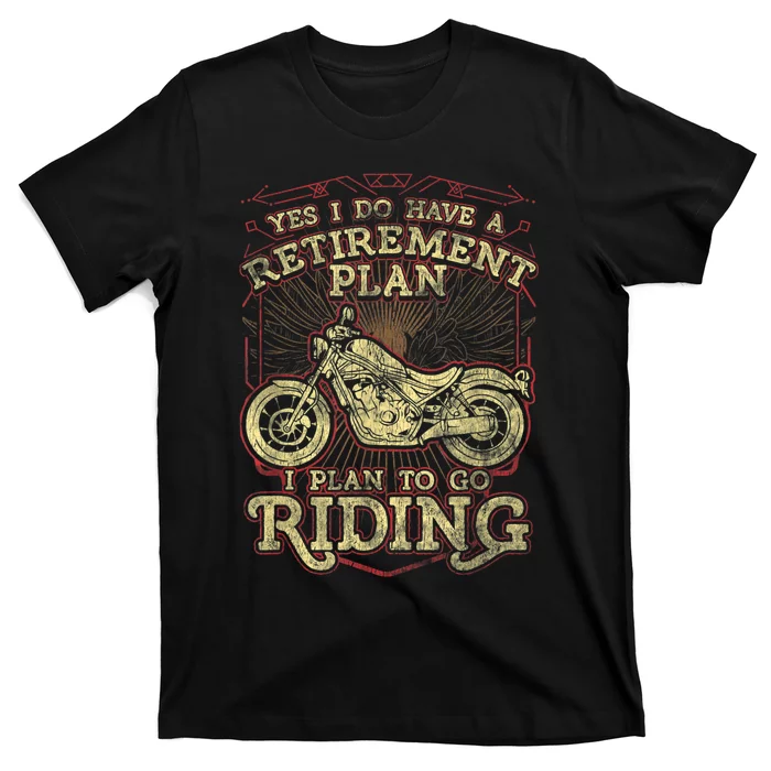 Retirement Motorcycle Riders Biker T-Shirt