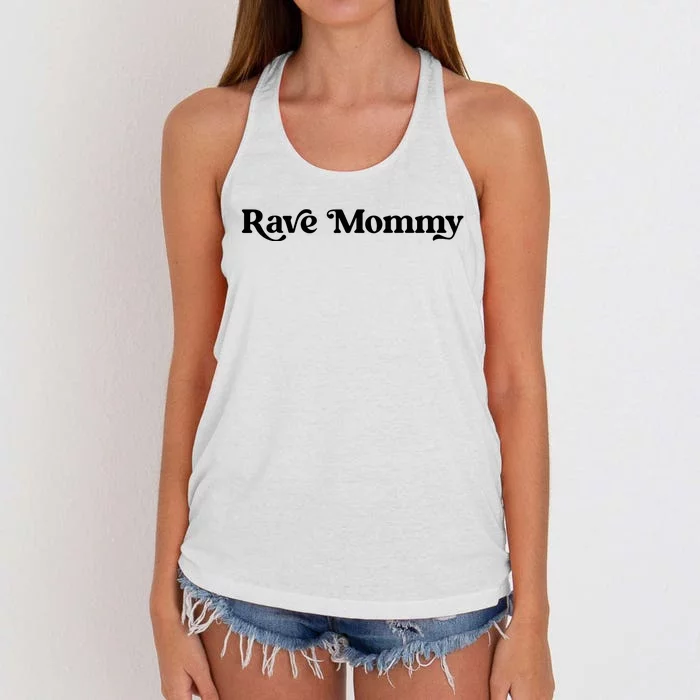 Rave Mommy Women's Knotted Racerback Tank