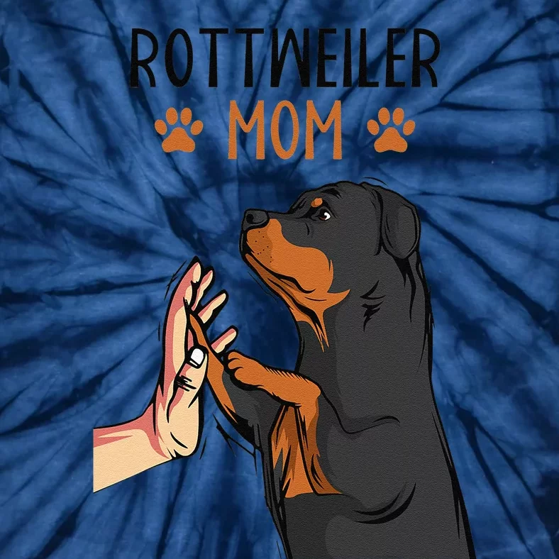 Rottweiler Mom Rottie Dog Mama Funny Mothers Day Tie-Dye T-Shirt