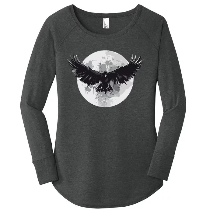 Raven Moon Women's Perfect Tri Tunic Long Sleeve Shirt